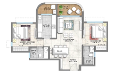 Godrej Samaris Gurgaon floor plan