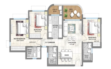 Godrej Samaris Gurgaon floor plan
