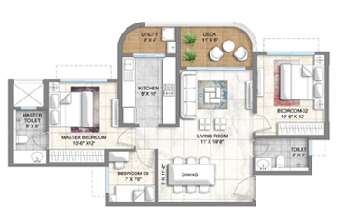 Godrej Samaris Gurgaon floor plan
